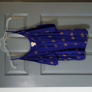 Mossimo Cold Shoulder Pattern Shirt